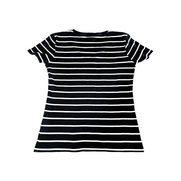 Tommy Hilfiger Womens T-Shirt Multicolor Size PS 100% Cotton Short Sleeve - Picture 2 of 10